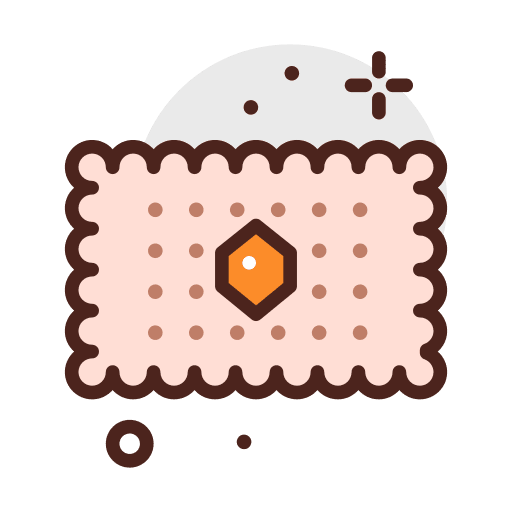 Biscuit food and restaurant biscuit sweet icon