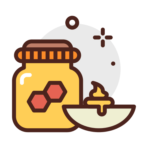Jar organic honey sweet icon