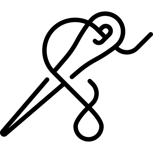 Needle fashion needle protector art and design icon