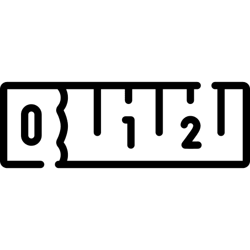 Centimeter centimeters tools and utensils inches icon