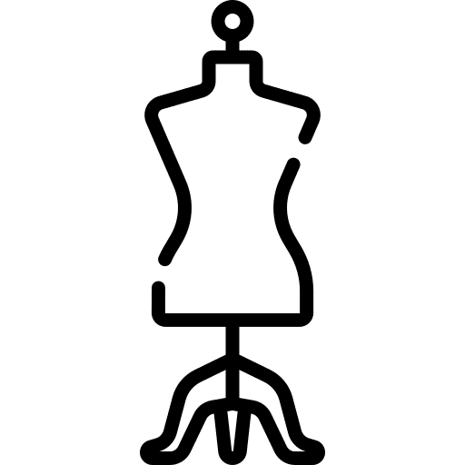 Dummy sewing tools and utensils fashion designer icon Dummy sewing tools and utensils fashion designer icon