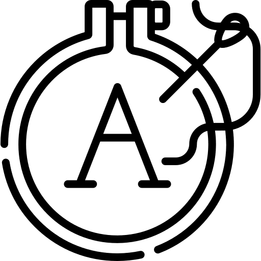 Embroidery cloth sew fashion icon