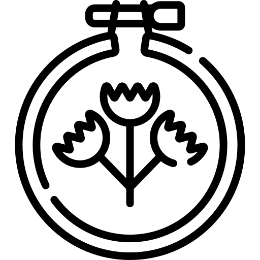 Embroidery needle sew fashion icon Embroidery needle sew fashion icon