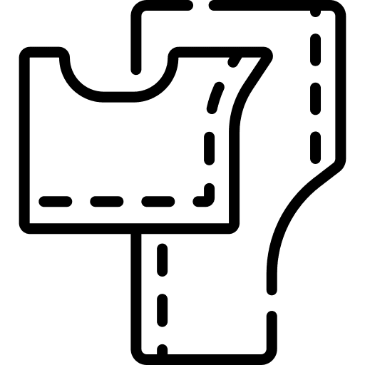 Pattern sewing tools pattern cloth icon