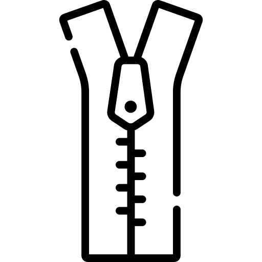 Zipper handcraft sewing tools sewing icon Zipper handcraft sewing tools sewing icon