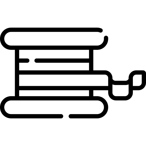 Ribbon hobbies and free time ribbon sewing tools icon Ribbon hobbies and free time ribbon sewing tools icon