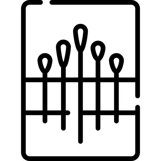 Needle buttons kit thread icon Needle buttons kit thread icon