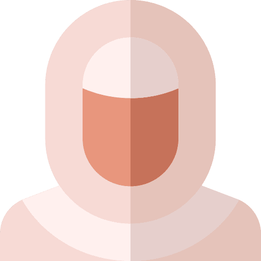 Muslim arab profile man icon