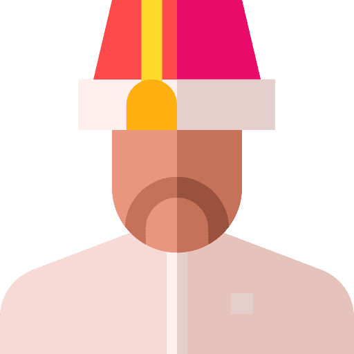 Muslim man cultures moroccan icon Muslim man cultures moroccan icon