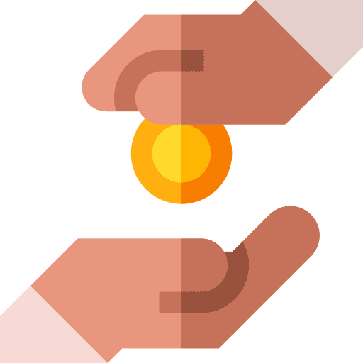 Alms money cultures giving icon Alms money cultures giving icon