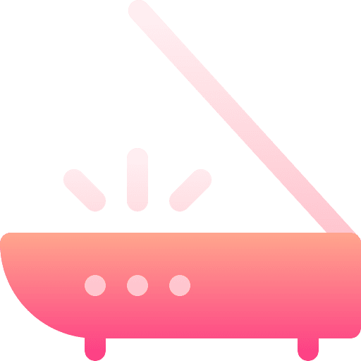 Scanner paper photocopier business and finance icon