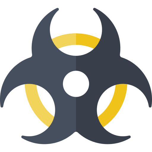 Contamination contamination coronavirus virus icon