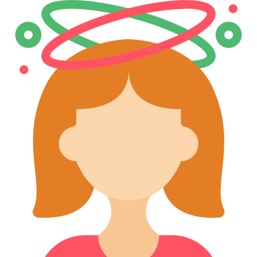 Dizziness virus dizziness coronavirus icon