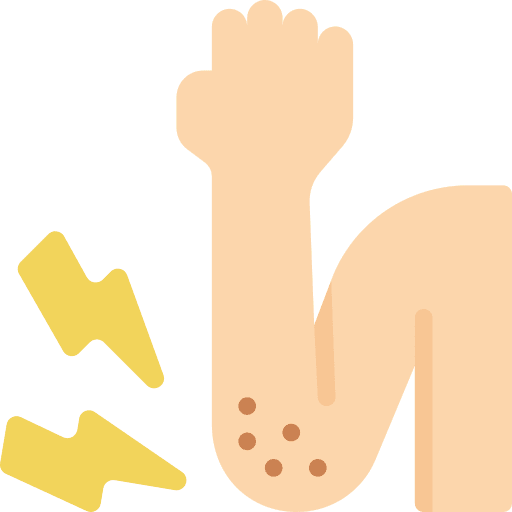 Elbow biology elbow healthcare and medical icon