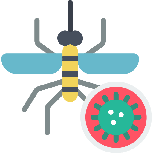 Insect covid 19 virus insect icon