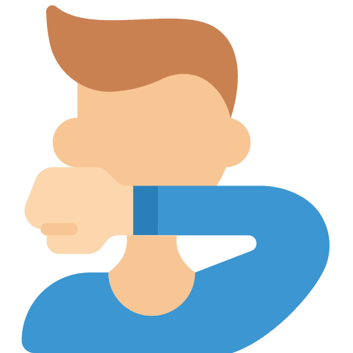 Sneeze medical bacteria sick icon