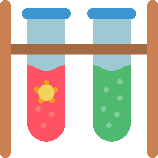 Test tubes test tubes healthcare and medical virus icon