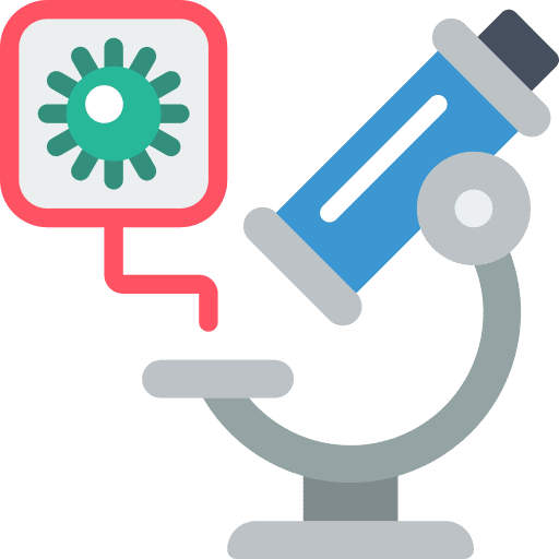 Microscope microscope healthcare coronavirus icon