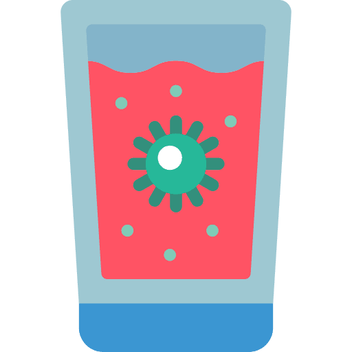 Water biology covid 19 coronavirus icon