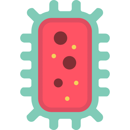 Germ disease coronavirus healthcare and medical icon