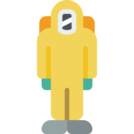 Hazmat virus disease infection icon