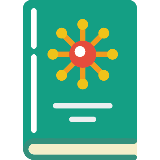 Journal bacteria healthcare and medical coronavirus icon