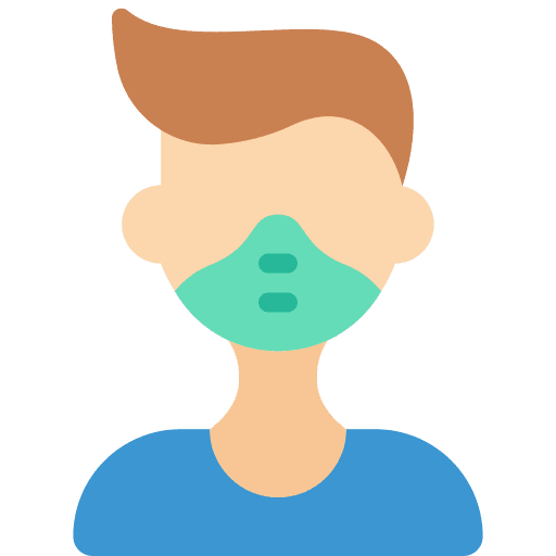 Mask biology virus coronavirus icon