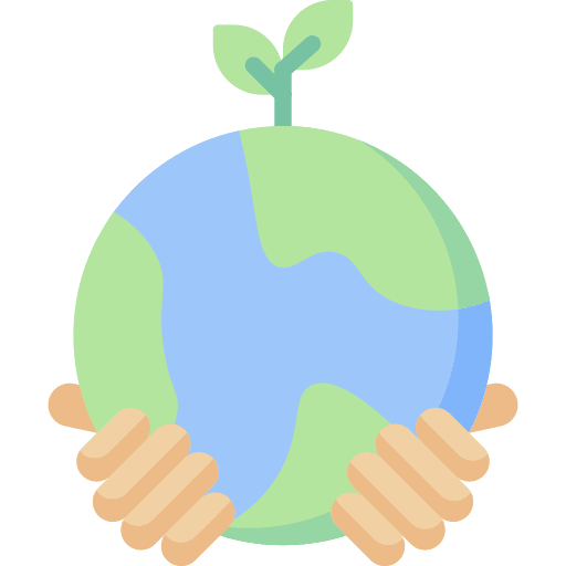 Care environment ecology worldwide icon