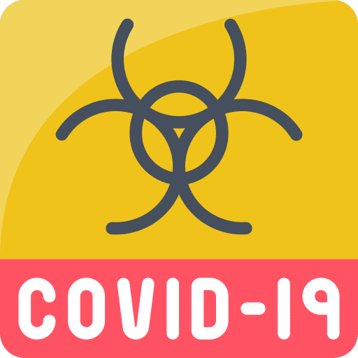 Contamination covid 19 bacteria disease icon