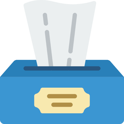 Tissues healthcare and medical healthcare virus icon