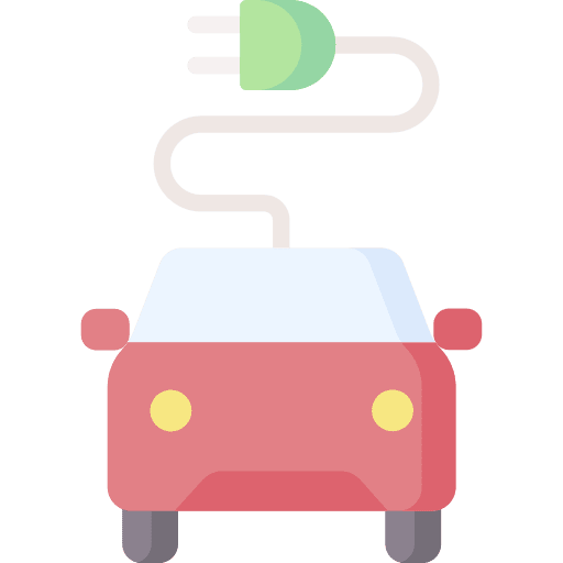 Electric car electric vehicle eco car hybrid car icon Electric car electric vehicle eco car hybrid car icon