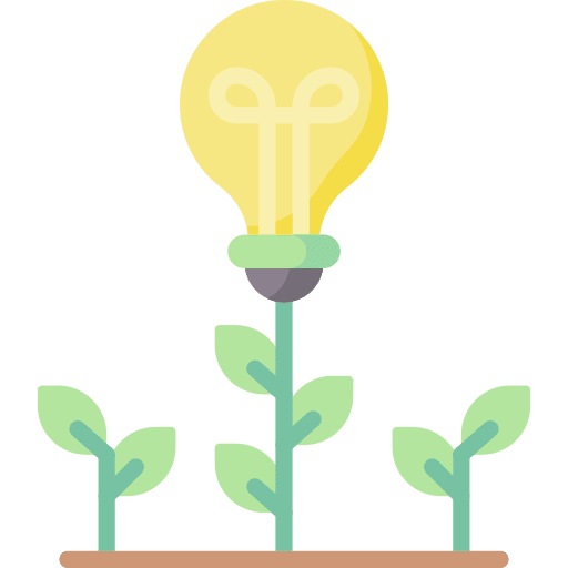 Idea plant sprout natural icon Idea plant sprout natural icon