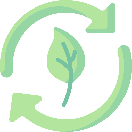 Renewable energy power technology ecology and environment icon