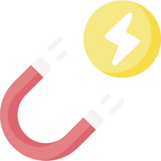 Magnet magnetism magnet physics icon Magnet magnetism magnet physics icon