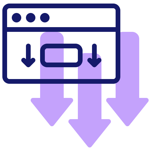 Download ui downloading arrow icon