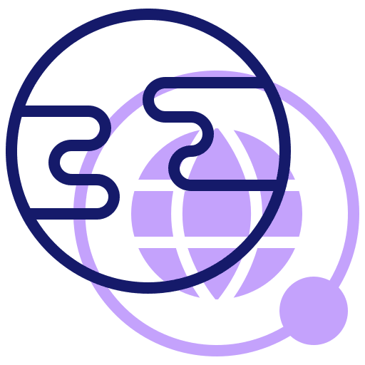 Internet seo and web connection world icon