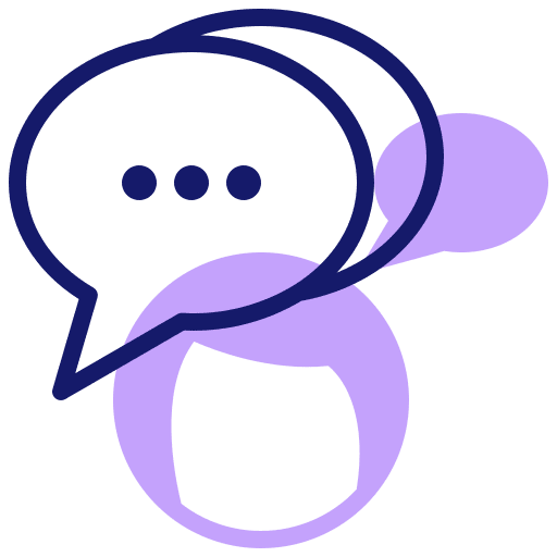 Speech bubble speech bubble talk communications icon