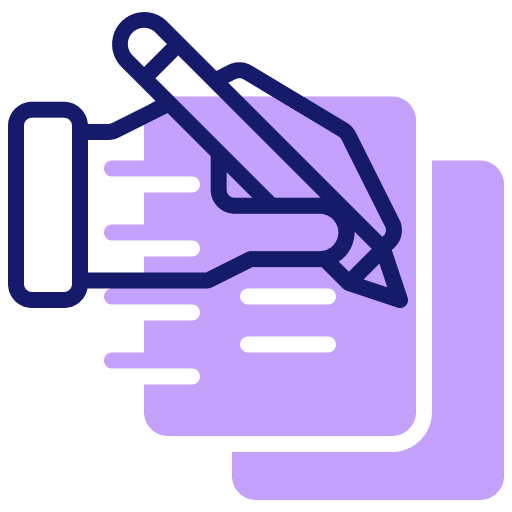 Writing education write pen icon