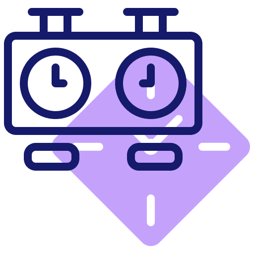 Clock alarm clock clock time and date icon