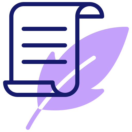 Letter scenario script mail icon