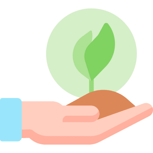 Responsibility ecology hands and gestures impact icon