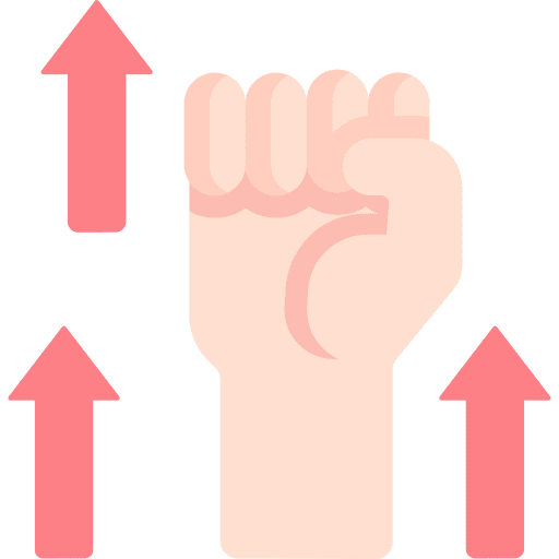 Willpower strong motivated encourage icon