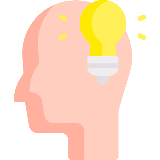 Creativity thinking education initiative icon Creativity thinking education initiative icon