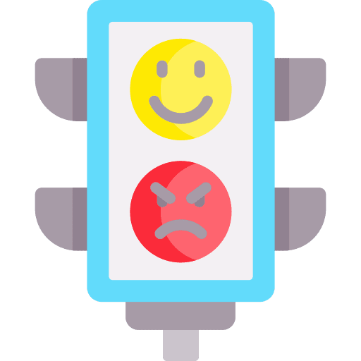 Emotional control education emotional icon Emotional control education emotional icon