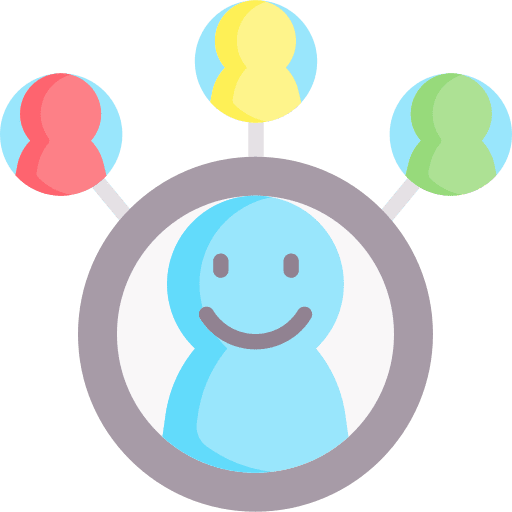 Soft skills emotional user friendship icon Soft skills emotional user friendship icon