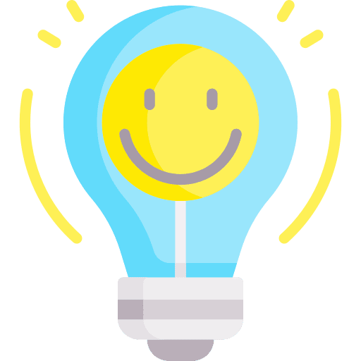 Creativity electronics lighting inspiration icon Creativity electronics lighting inspiration icon