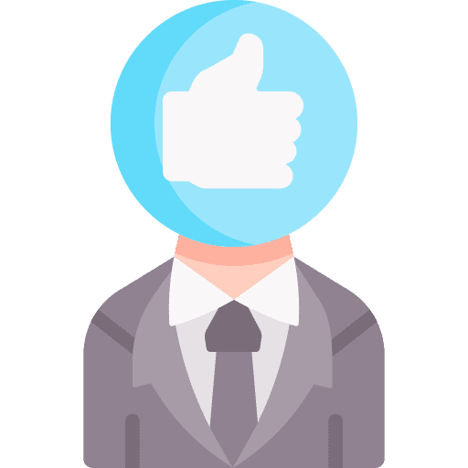 Credibility people confidence well done icon Credibility people confidence well done icon