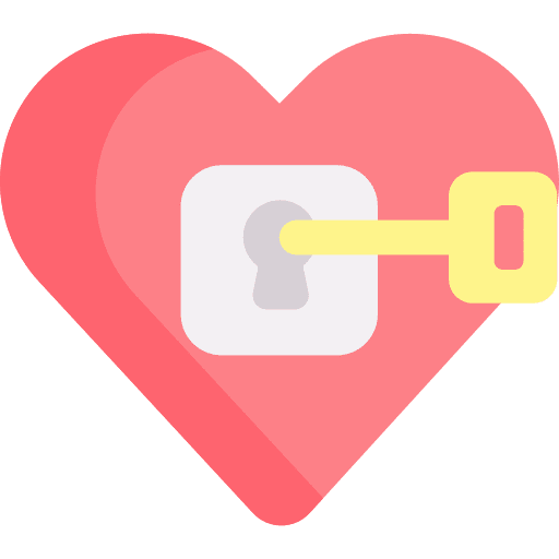 Key tools and utensils secure locked icon Key tools and utensils secure locked icon