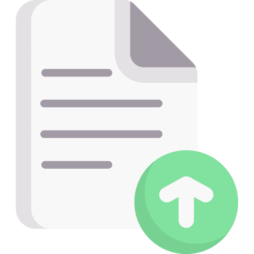 File files and folders file upload icon