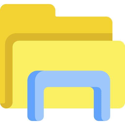 Folder document files and folders archive icon